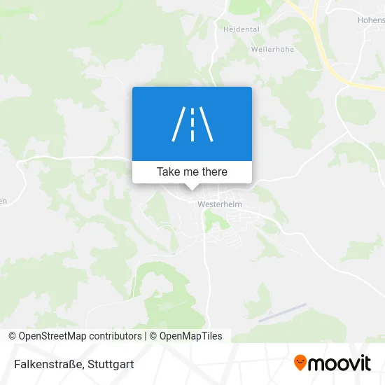 Карта Falkenstraße