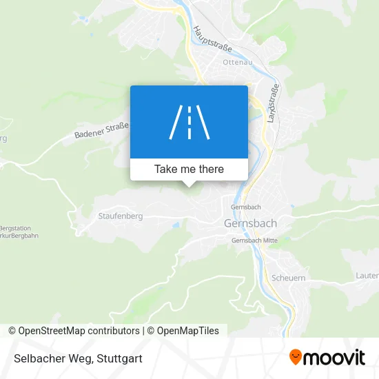 Карта Selbacher Weg