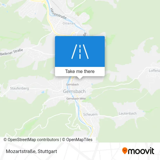 Карта Mozartstraße