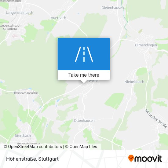 Höhenstraße map