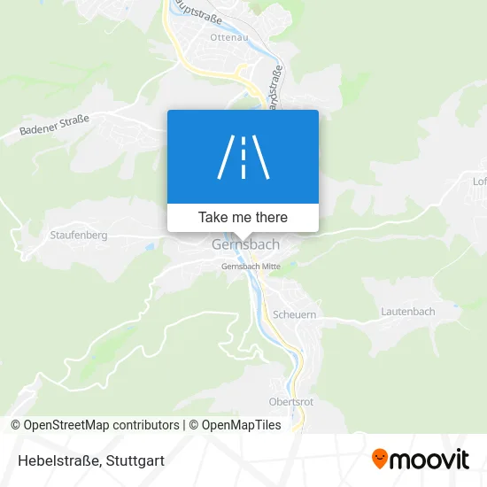 Карта Hebelstraße