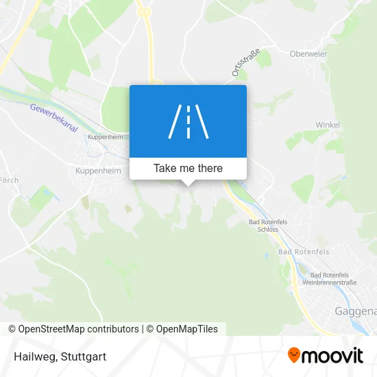 Hailweg map