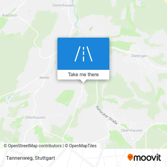 Карта Tannenweg