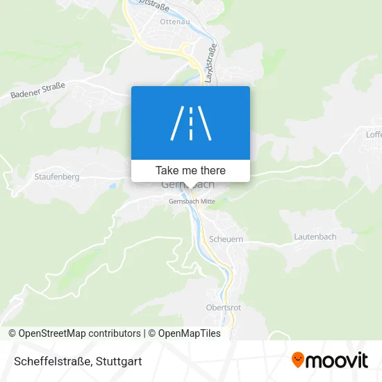 Scheffelstraße map