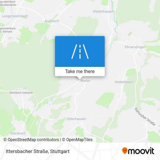 Карта Ittersbacher Straße