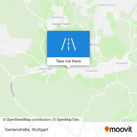 Карта Gartenstraße