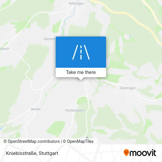 Kniebisstraße map