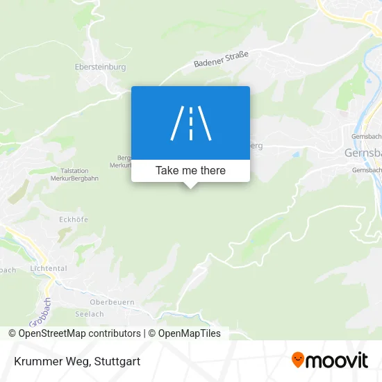 Карта Krummer Weg