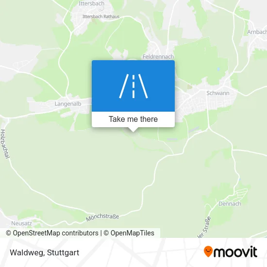 Карта Waldweg