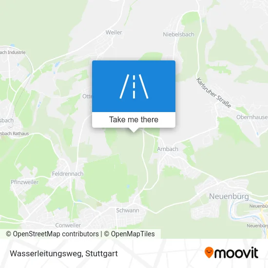 Карта Wasserleitungsweg