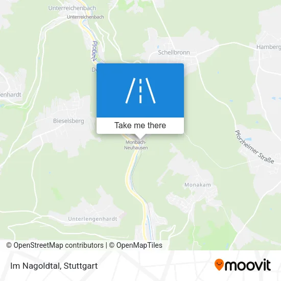Карта Im Nagoldtal