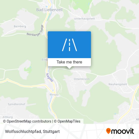 Карта Wolfsschluchtpfad