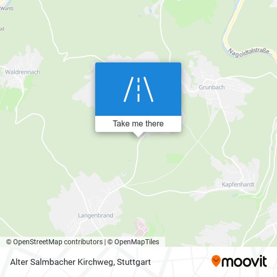 Карта Alter Salmbacher Kirchweg