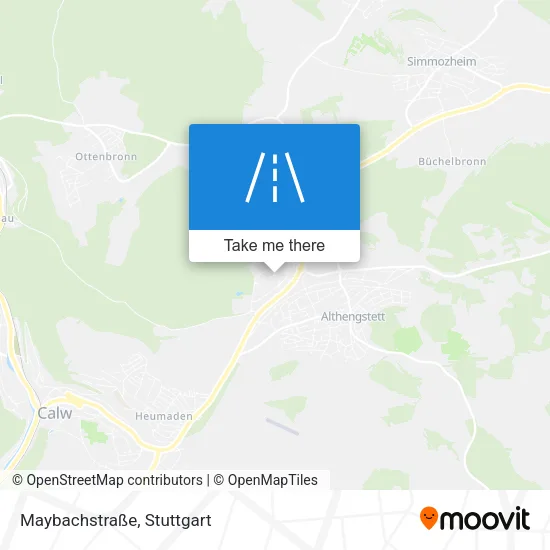 Карта Maybachstraße