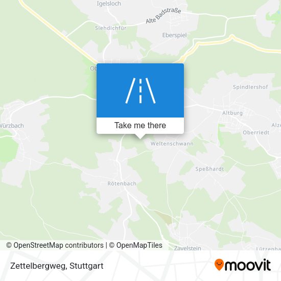 Карта Zettelbergweg
