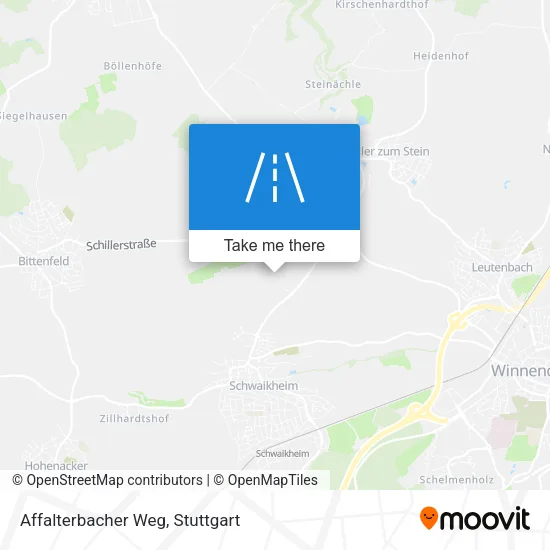 Карта Affalterbacher Weg