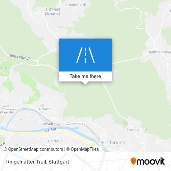 Карта Ringelnatter-Trail