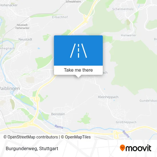 Карта Burgunderweg