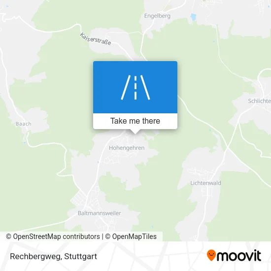 Карта Rechbergweg