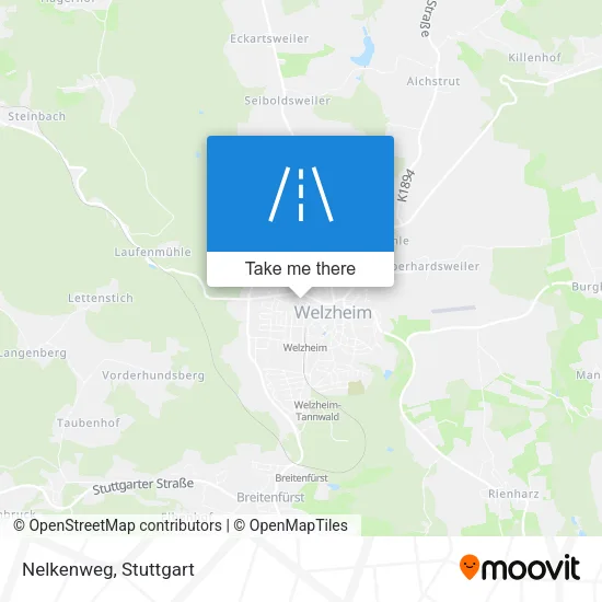 Карта Nelkenweg