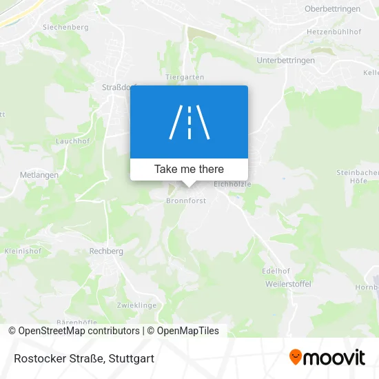 Карта Rostocker Straße