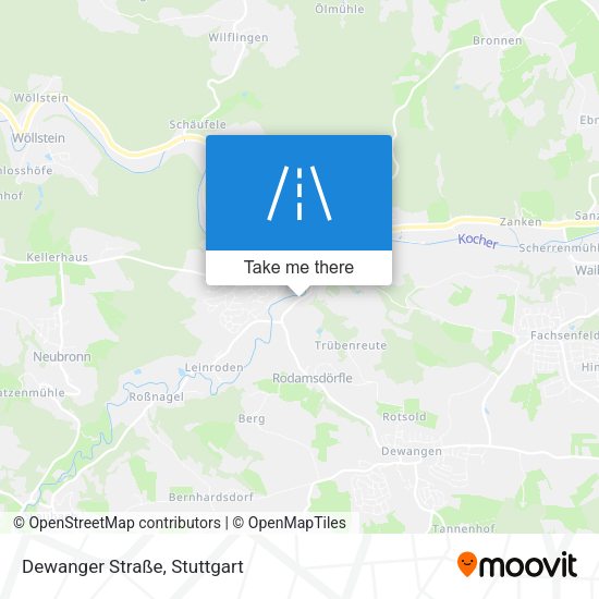 Dewanger Straße map