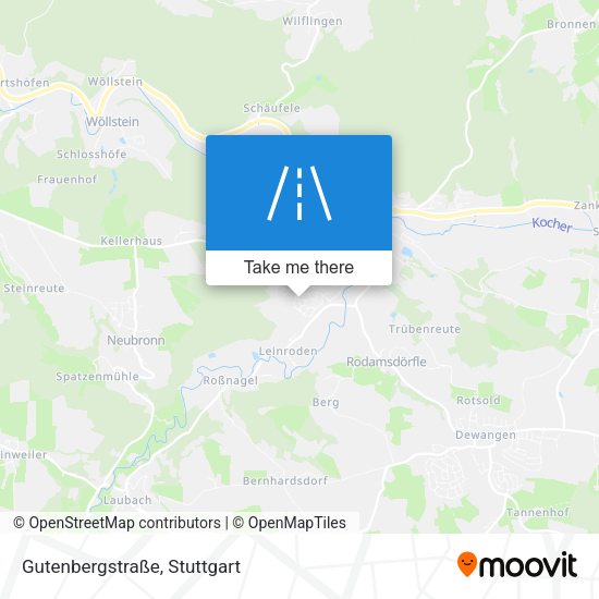 Gutenbergstraße map