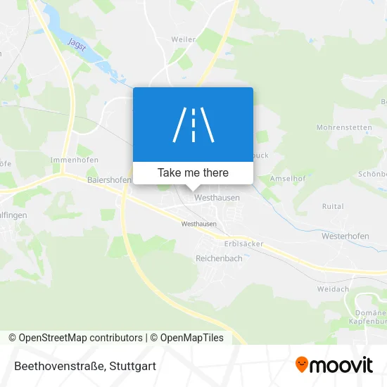 Карта Beethovenstraße
