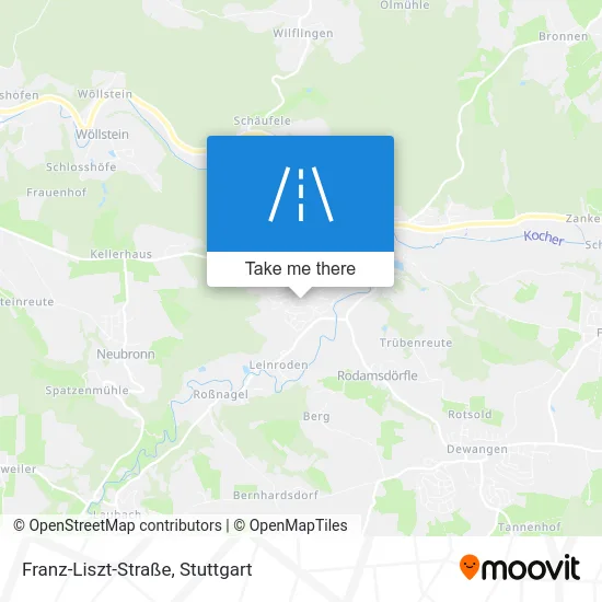 Карта Franz-Liszt-Straße