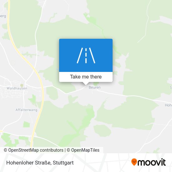 Hohenloher Straße map