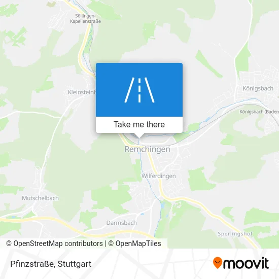 Карта Pfinzstraße