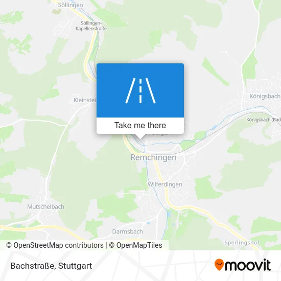 Карта Bachstraße