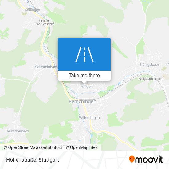 Höhenstraße map
