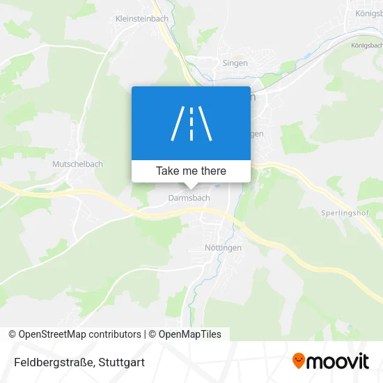 Карта Feldbergstraße