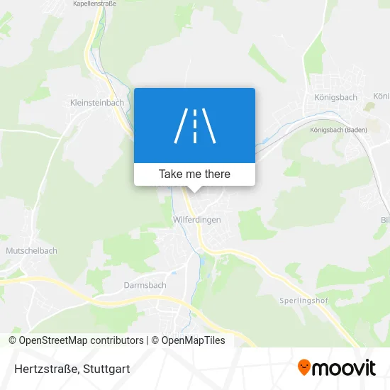 Карта Hertzstraße