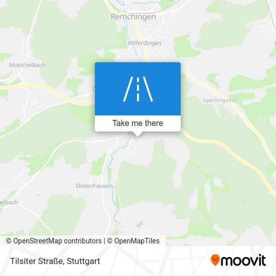 Tilsiter Straße map