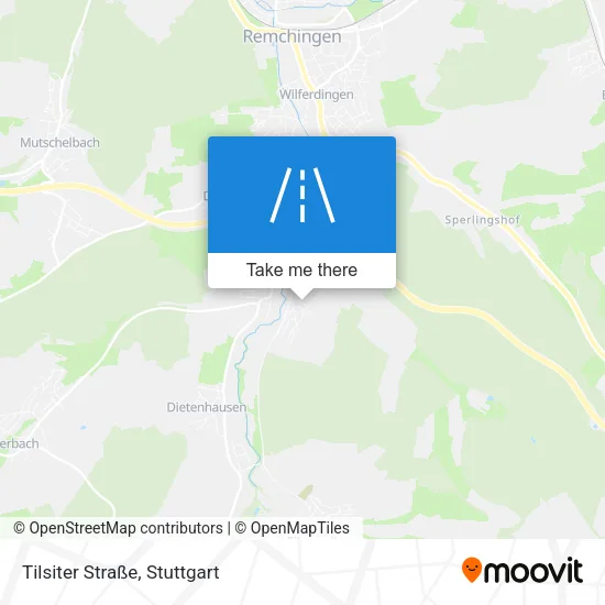 Карта Tilsiter Straße