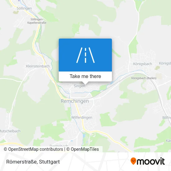 Карта Römerstraße