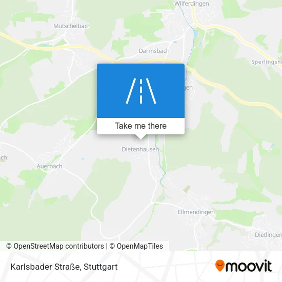 Карта Karlsbader Straße