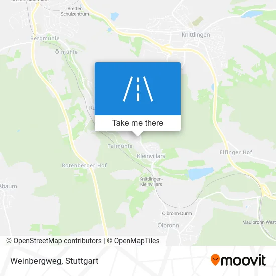 Карта Weinbergweg