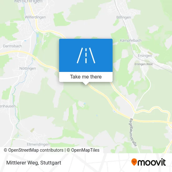 Карта Mittlerer Weg
