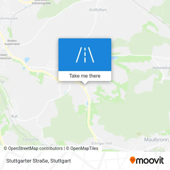 Карта Stuttgarter Straße