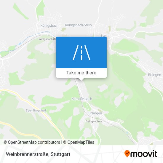 Weinbrennerstraße map