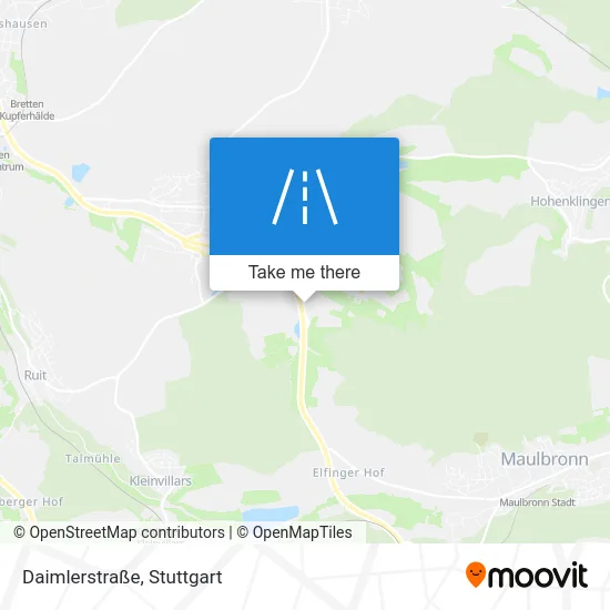 Карта Daimlerstraße