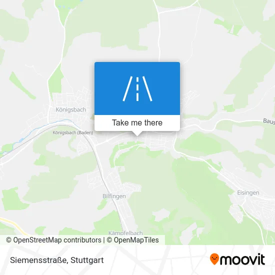 Карта Siemensstraße