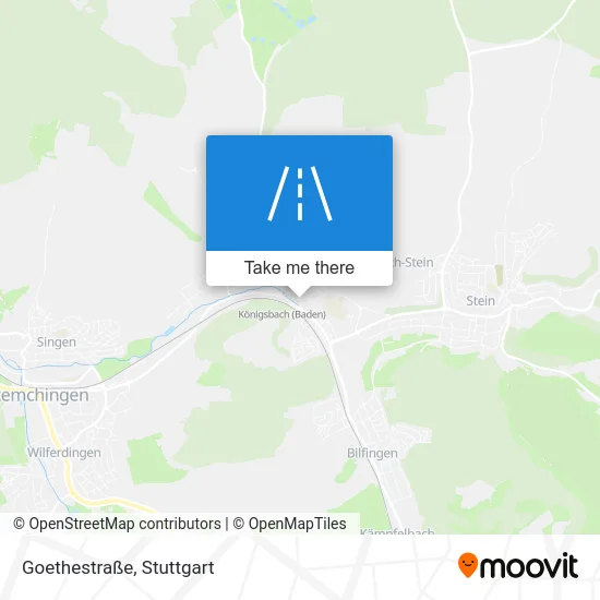 Карта Goethestraße