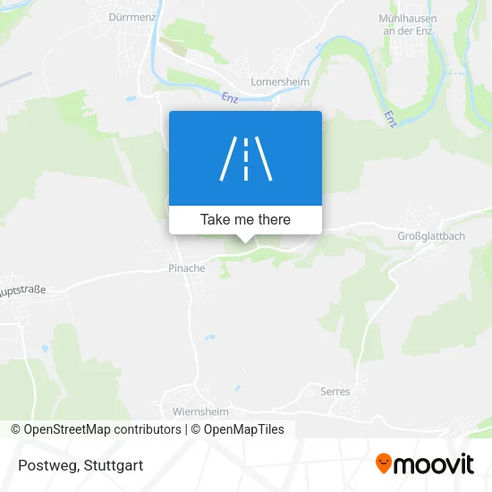 Карта Postweg