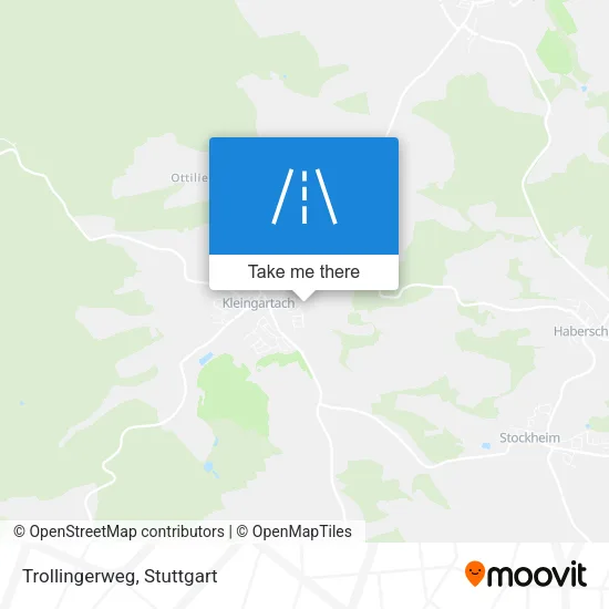 Карта Trollingerweg