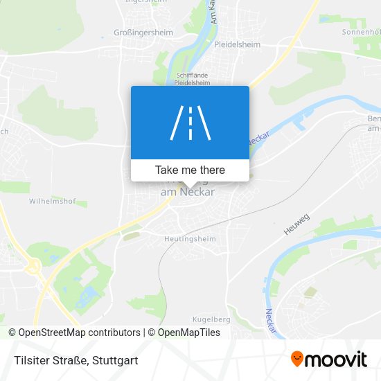 Tilsiter Straße map