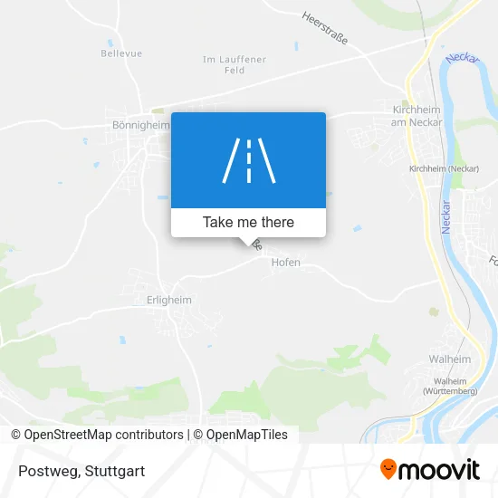 Карта Postweg